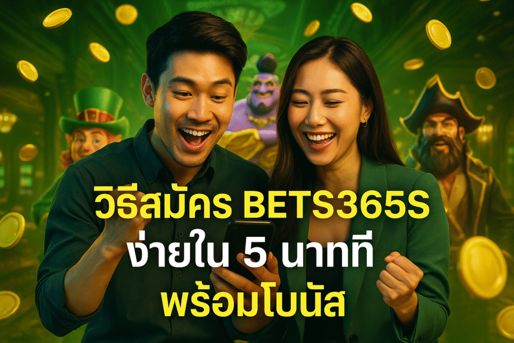วิธีสมัคร BETS365S ง่ายใน 5 นาที พร้อมโบนัส