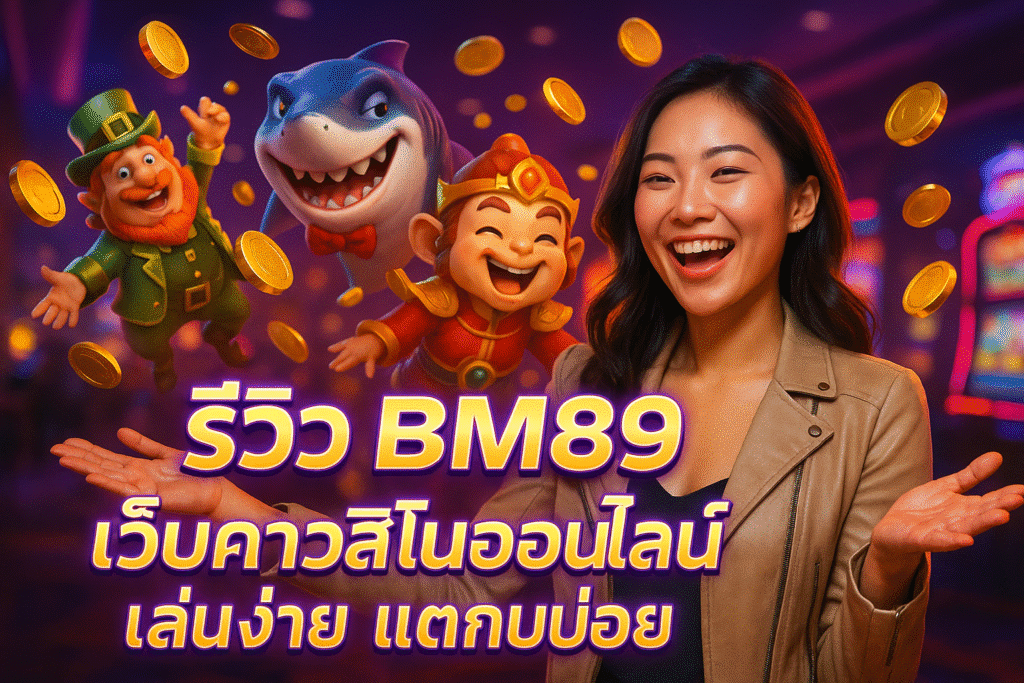 รีวิว BM89 เว็บคาสิโนออนไลน์ เล่นง่าย แตกบ่อย