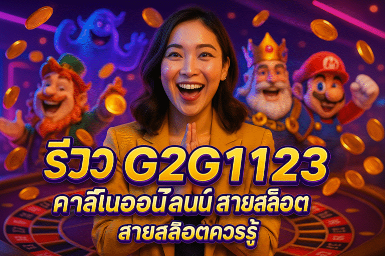 รีวิว G2G123 คาสิโนออนไลน์ สายสล็อตควรรู้